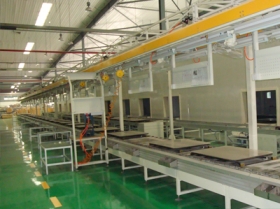 银翔机组生产线